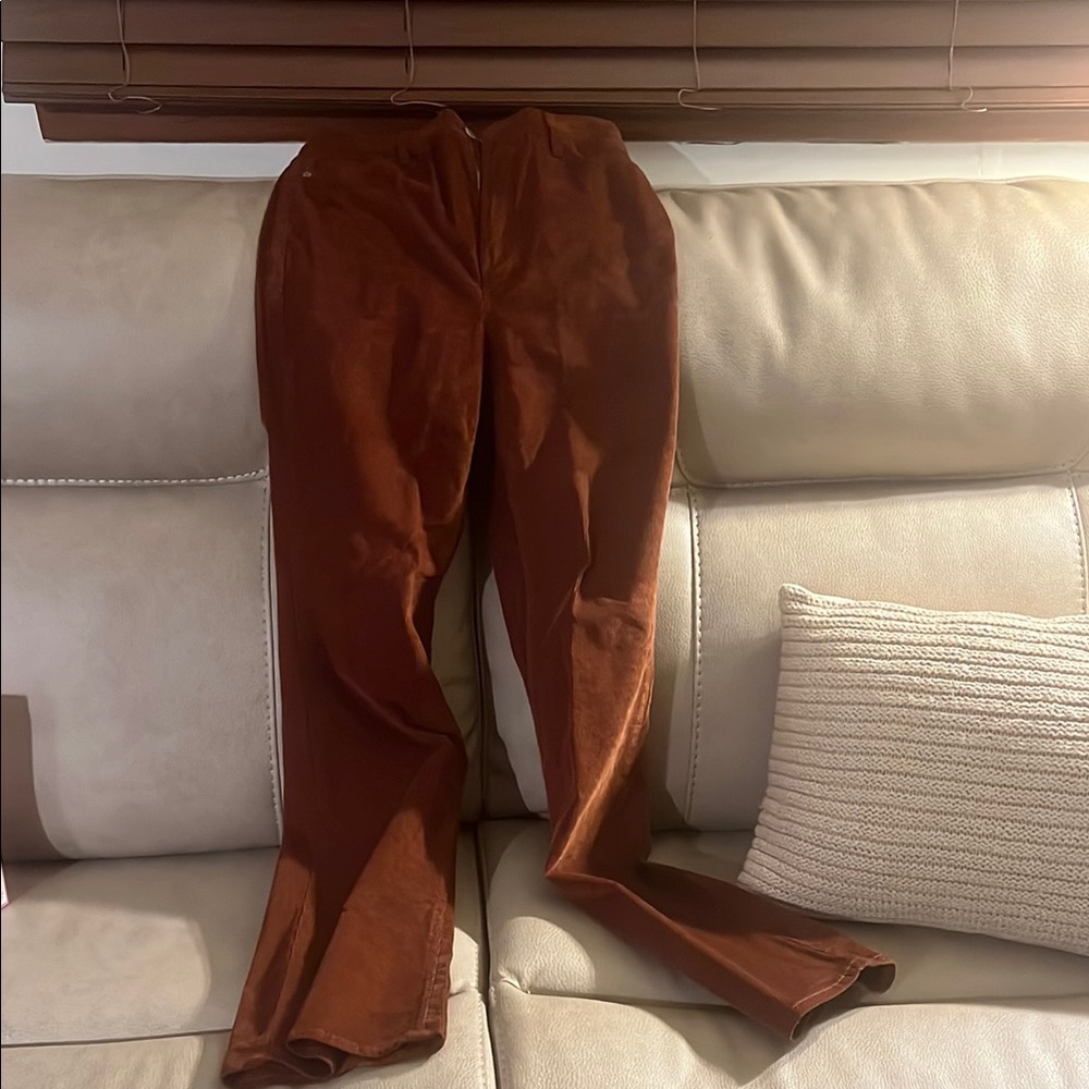 Flare corduroy pants